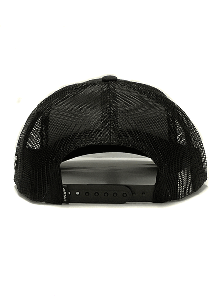 Ariat A300052001 Snap Back Mexico Flag Eagle Cap Black back view. If you need any assistance with this item or the purchase of this item please call us at five six one seven four eight eight eight zero one Monday through Saturday 10:00a.m EST to 8:00 p.m EST