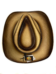 Austin Hats 05-134 FOREVER PROMISED Straw Hat Natural top view. If you need any assistance with this item or the purchase of this item please call us at five six one seven four eight eight eight zero one Monday through Saturday 10:00a.m EST to 8:00 p.m EST