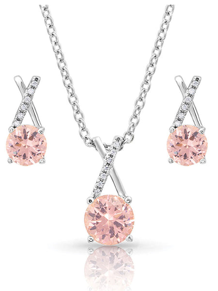 Montana Silversmiths JS4298 Strong & Beautiful Jewelry Set front view. If you need any assistance with this item or the purchase of this item please call us at five six one seven four eight eight eight zero one Monday through Saturday 10:00a.m EST to 8:00 p.m EST