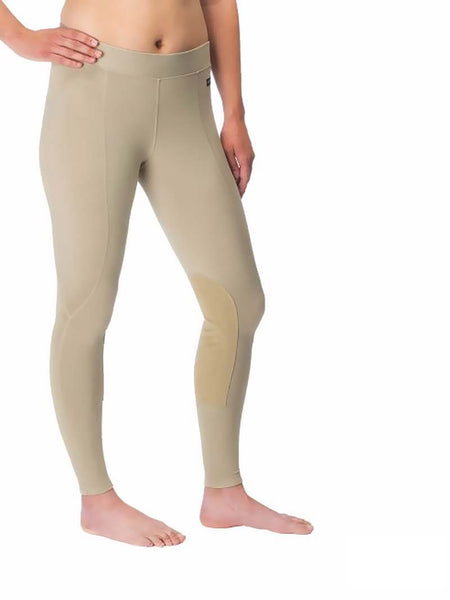 Kerrits 50200 Womens Flow Rise Knee Patch Performance Tight tan. If you need any assistance with this item or the purchase of this item please call us at five six one seven four eight eight eight zero one Monday through Saturday 10:00a.m EST to 8:00 p.m EST