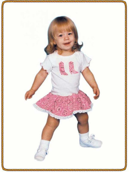 Kid's Baby Korral Cowgirl Onesie - KK11P J.C. Western® Wear - J.C. Western® Wear