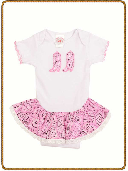 Kid's Baby Korral Cowgirl Onesie - KK11P J.C. Western® Wear - J.C. Western® Wear