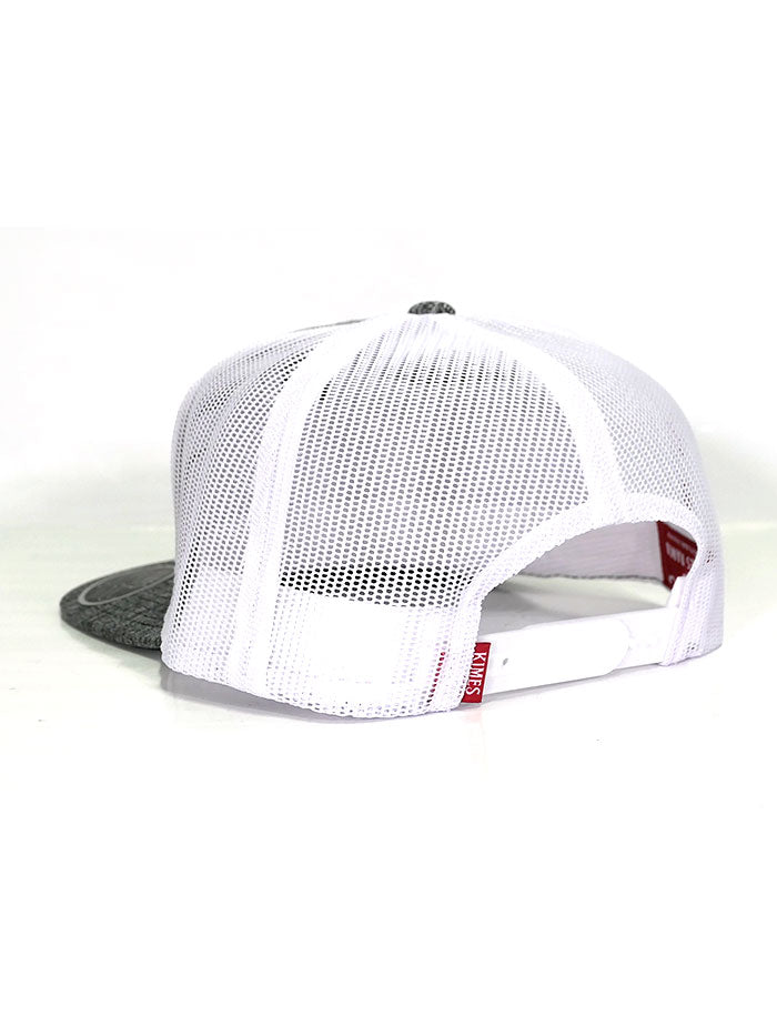 Kimes Ranch CODY Mesh Back Cap Grey Heather front and side view. If you need any assistance with this item or the purchase of this item please call us at five six one seven four eight eight eight zero one Monday through Saturday 10:00a.m EST to 8:00 p.m EST