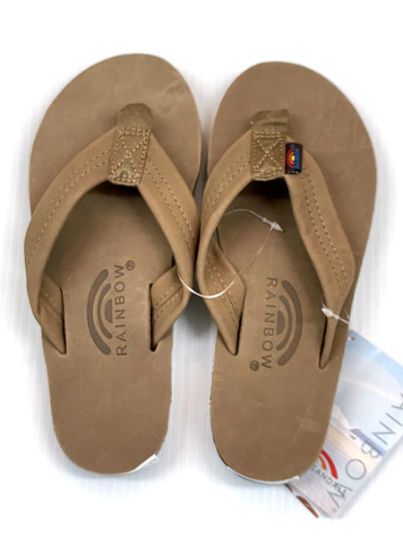 rainbow sandals single layer premier leather with arch support