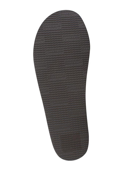 Rainbow WILLOW Womens Double Layer Arch Leather Braided Strap Dark Brown sole view. If you need any assistance with this item or the purchase of this item please call us at five six one seven four eight eight eight zero one Monday through Saturday 10:00a.m EST to 8:00 p.m EST