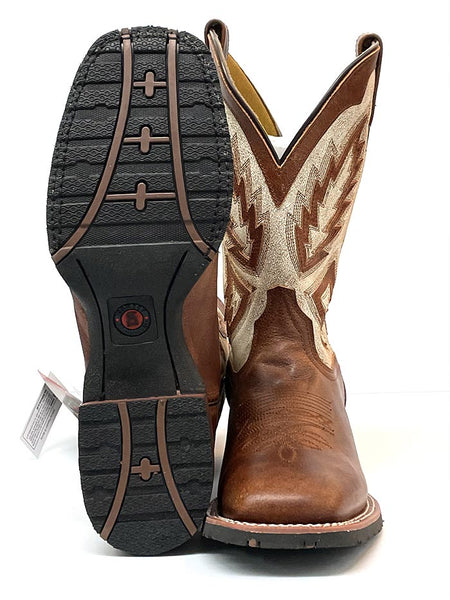 Laredo 7862 Mens Koufax 11" Square Toe Western Work Boots Tan sole