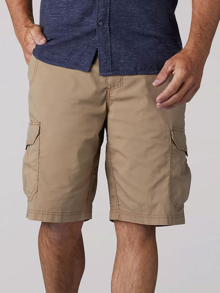 Lee 2187028 Mens Extreme Motion Lightweight Crossroads Shorts Nomad front view. If you need any assistance with this item or the purchase of this item please call us at five six one seven four eight eight eight zero one Monday through Saturday 10:00a.m EST to 8:00 p.m EST