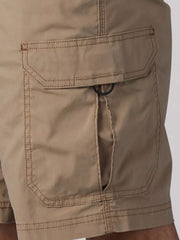 Lee 2187028 Mens Extreme Motion Lightweight Crossroads Shorts Nomad pocket close up. If you need any assistance with this item or the purchase of this item please call us at five six one seven four eight eight eight zero one Monday through Saturday 10:00a.m EST to 8:00 p.m EST