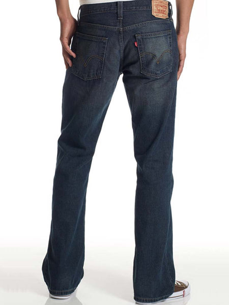 Levi's 055274257 Mens Slim Bootcut Jeans Overhaul back view. If you need any assistance with this item or the purchase of this item please call us at five six one seven four eight eight eight zero one Monday through Saturday 10:00a.m EST to 8:00 p.m EST