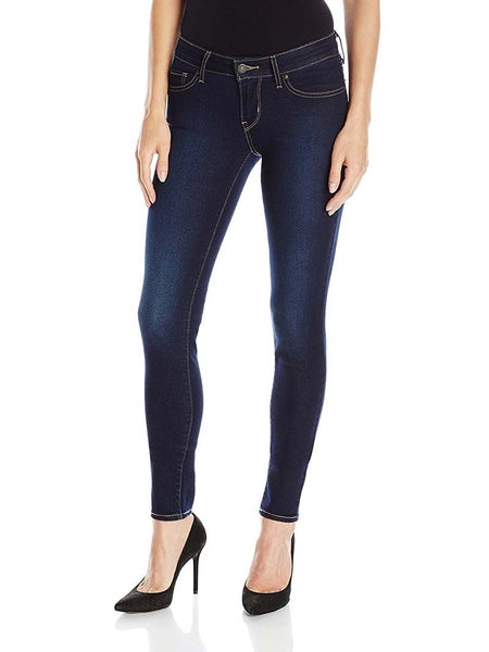 Womens 711 Mid Rise Skinny Jeans Indigo Ridge front view