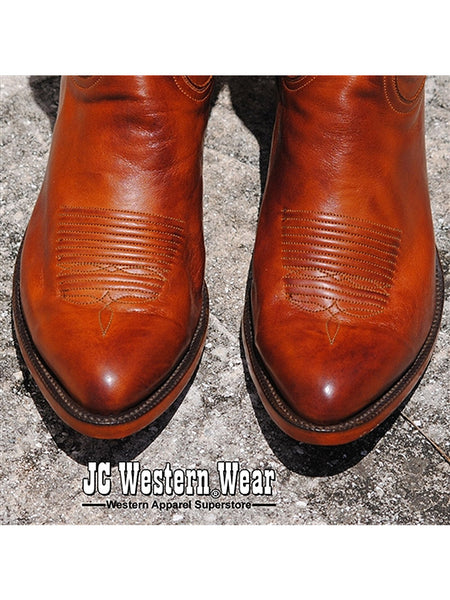 Lucchese GA9303.24 Mens Classics Ranch Hand Leather Boots Cognac Burnished toe view pair. If you need any assistance with this item or the purchase of this item please call us at five six one seven four eight eight eight zero one Monday through Saturday 10:00a.m EST to 8:00 p.m EST