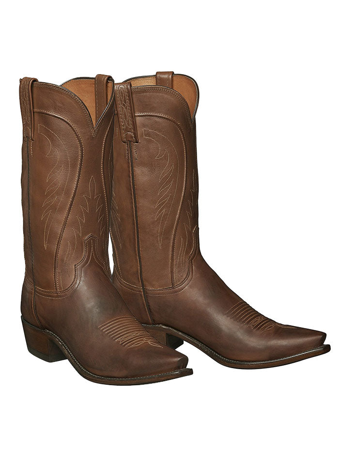 Lucchese N1596.54 Mens Classics Bart Ranch-Hand Leather Boots Burnished Tan side / front view. If you need any assistance with this item or the purchase of this item please call us at five six one seven four eight eight eight zero one Monday through Saturday 10:00a.m EST to 8:00 p.m EST