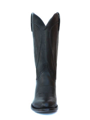 Lucchese N1597.R4 Mens Ranch Hand Western Boots Black Burnished front view. If you need any assistance with this item or the purchase of this item please call us at five six one seven four eight eight eight zero one Monday through Saturday 10:00a.m EST to 8:00 p.m EST