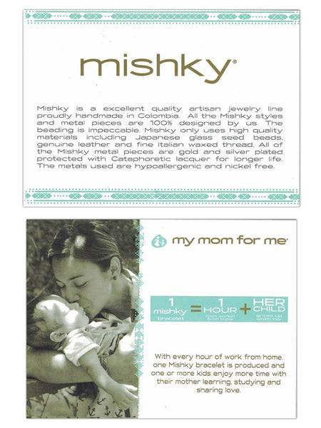 Mishky L4122 Womens Large Hand Woven Beaded Bracelet Gold Mishky Info. If you need any assistance with this item or the purchase of this item please call us at five six one seven four eight eight eight zero one Monday through Saturday 10:00a.m EST to 8:00 p.m EST