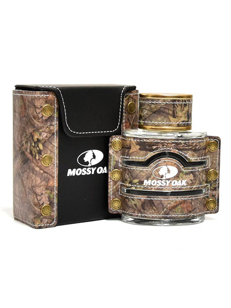 Murcielago MOSSY OAK Mens Authentic Cologne Spray front view of bottle and box. If you need any assistance with this item or the purchase of this item please call us at five six one seven four eight eight eight zero one Monday through Saturday 10:00a.m EST to 8:00 p.m EST