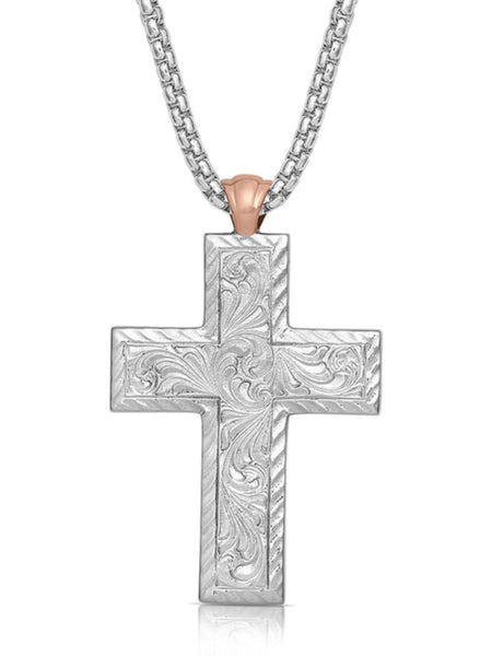 Montana Silversmiths NC4818 American Legends Mosaic Cross Necklace back. If you need any assistance with this item or the purchase of this item please call us at five six one seven four eight eight eight zero one Monday through Saturday 10:00a.m EST to 8:00 p.m EST