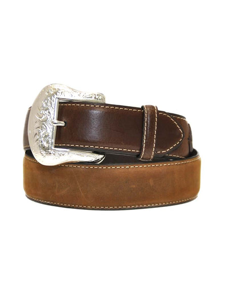 Nocona N2475444 Top Hand Western Belt Tan front view. If you need any assistance with this item or the purchase of this item please call us at five six one seven four eight eight eight zero one Monday through Saturday 10:00a.m EST to 8:00 p.m EST