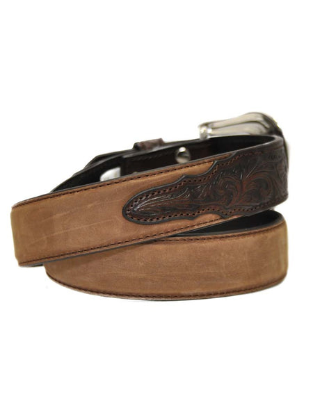 Nocona N2438844 Western Leather Belt Medium Brown Distressed back view. If you need any assistance with this item or the purchase of this item please call us at five six one seven four eight eight eight zero one Monday through Saturday 10:00a.m EST to 8:00 p.m EST
