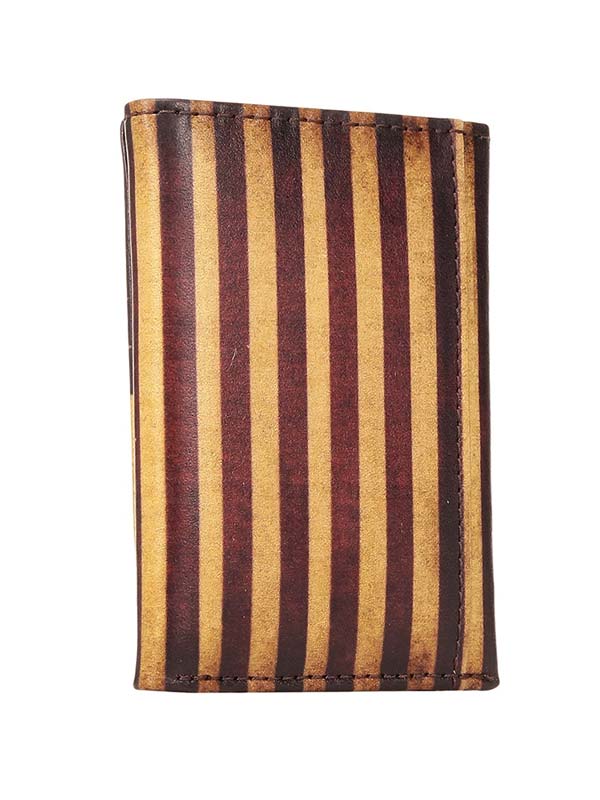 Nocona N5416597 Mens Vintage USA Flag Trifold Wallet front view. If you need any assistance with this item or the purchase of this item please call us at five six one seven four eight eight eight zero one Monday through Saturday 10:00a.m EST to 8:00 p.m EST