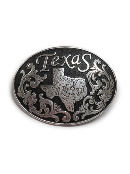 Nocona 37674 Texas State Oval Belt Buckle front view. If you need any assistance with this item or the purchase of this item please call us at five six one seven four eight eight eight zero one Monday through Saturday 10:00a.m EST to 8:00 p.m EST
