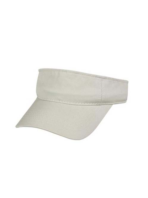 Outdoor Cap Mens Garment Washed Cotton Twill Visor GWTV100 front view. If you need any assistance with this item or the purchase of this item please call us at five six one seven four eight eight eight zero one Monday through Saturday 10:00a.m EST to 8:00 p.m EST