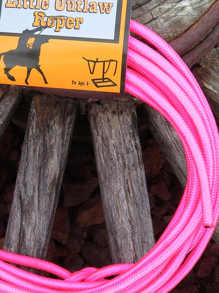 M&F 5010330 Kids Little Outlaw Roper Lasso Pink Costumes