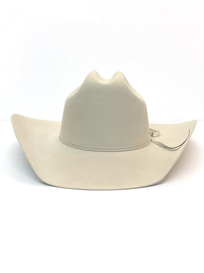 Resistol RFDIAH-724271 Mens Diamond Horseshoe 15X Cowboy Felt Hat Silverbelly front and side view. If you need any assistance with this item or the purchase of this item please call us at five six one seven four eight eight eight zero one Monday through Saturday 10:00a.m EST to 8:00 p.m EST