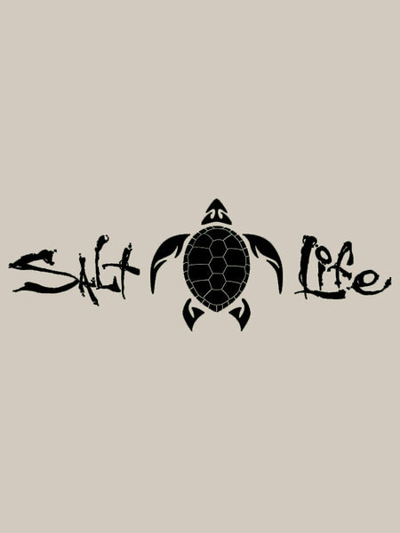 Salt Life SA864 Signature Turtle Decal Sticker silver. If you need any assistance with this item or the purchase of this item please call us at five six one seven four eight eight eight zero one Monday through Saturday 10:00a.m EST to 8:00 p.m EST