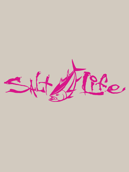 Salt Life SAD915 Signature Tuna Decal PINK