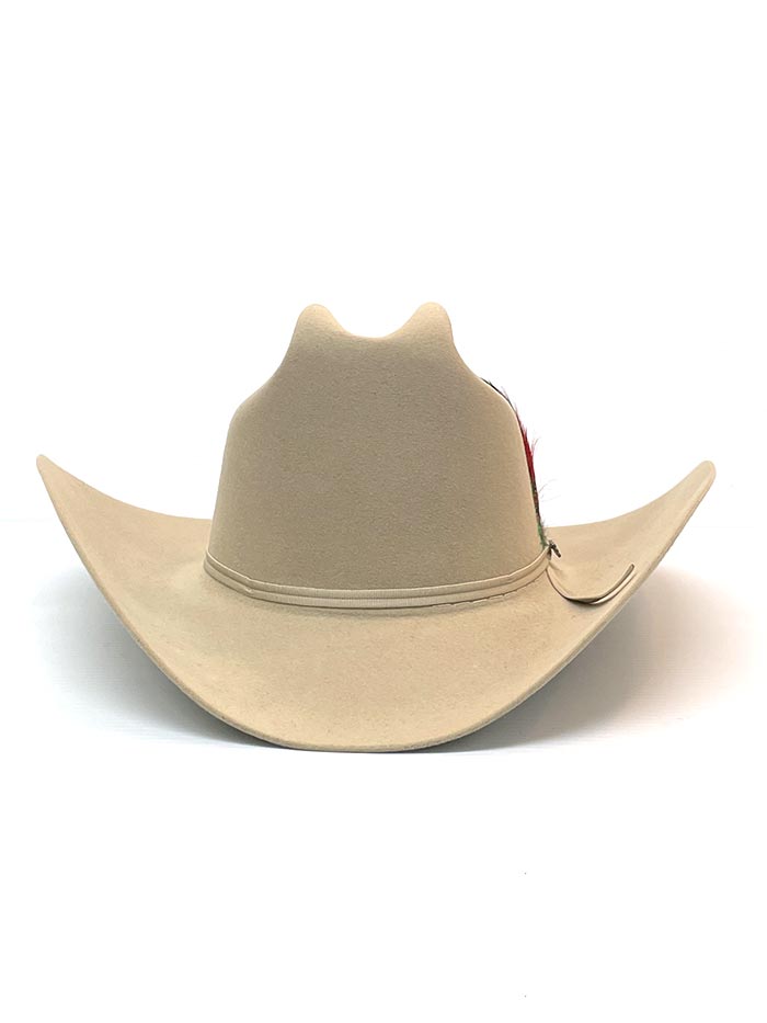 Stetson SFSPAR-484061 Spartan 6x Felt Western Hat Silver Belly front and side view. If you need any assistance with this item or the purchase of this item please call us at five six one seven four eight eight eight zero one Monday through Saturday 10:00a.m EST to 8:00 p.m EST