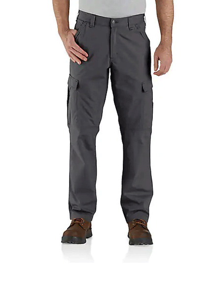 Carhartt 104200-029 Mens Force Relaxed Fit Ripstop Cargo Work Pant Shadow front view. If you need any assistance with this item or the purchase of this item please call us at five six one seven four eight eight eight zero one Monday through Saturday 10:00a.m EST to 8:00 p.m EST