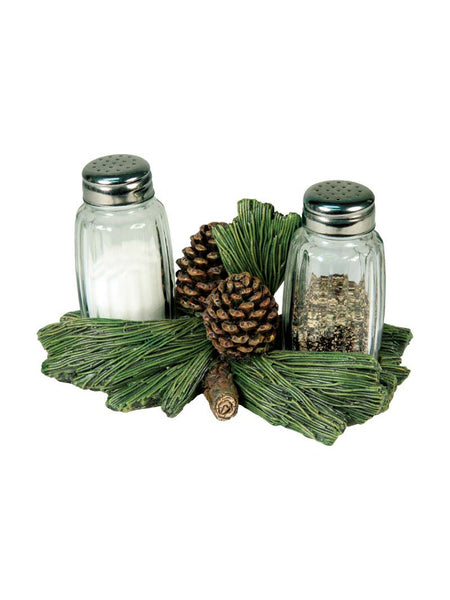 Pinecone Glass Salt and Pepper Shaker Set SP547 J.C. Western® Wear - J.C. Western® Wear