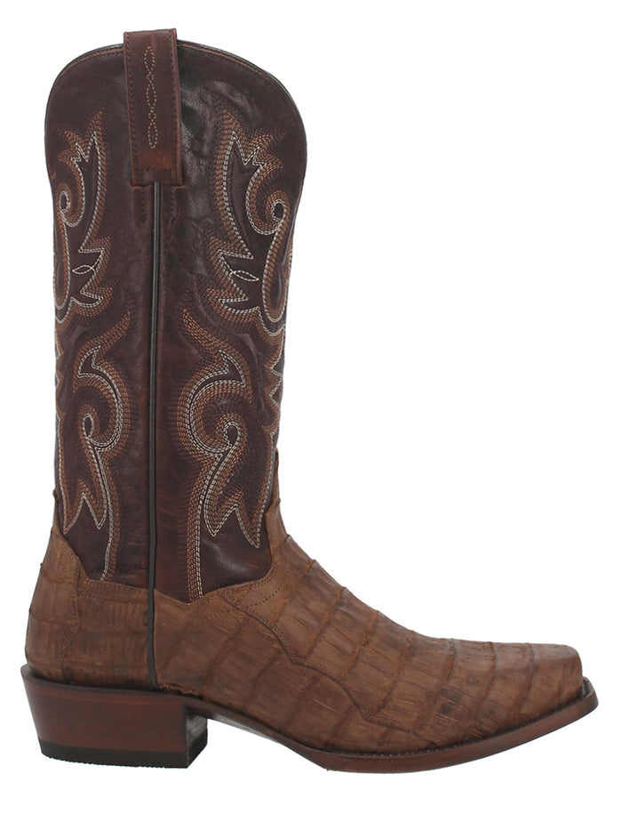 Dan Post DP3076 Mens Leather Mantle Western Cowboy Boot Tan side and front view. If you need any assistance with this item or the purchase of this item please call us at five six one seven four eight eight eight zero one Monday through Saturday 10:00a.m EST to 8:00 p.m EST