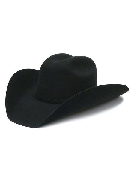 Stetson SWFLTN-954207 3X Stallion Fullerton Western Hat Black front and side view. If you need any assistance with this item or the purchase of this item please call us at five six one seven four eight eight eight zero one Monday through Saturday 10:00a.m EST to 8:00 p.m EST