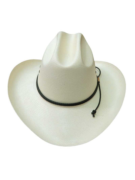 Stetson SSCRCMK603681 Carson 10X Straw Western Hat Natural front view. If you need any assistance with this item or the purchase of this item please call us at five six one seven four eight eight eight zero one Monday through Saturday 10:00a.m EST to 8:00 p.m EST