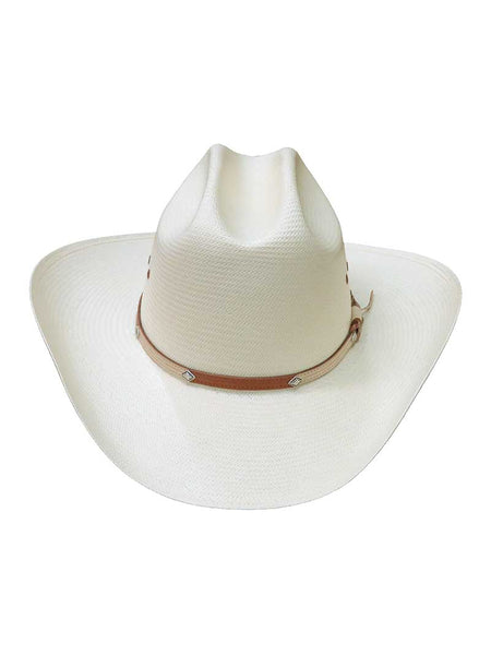 Stetson SSGRNT-664081 GRANT 10X Straw Western Hat Natural front view. If you need any assistance with this item or the purchase of this item please call us at five six one seven four eight eight eight zero one Monday through Saturday 10:00a.m EST to 8:00 p.m EST