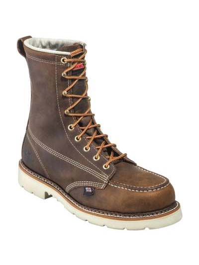 Thorogood 804-4378 Mens MAXWear90 Safety Toe Boot Trail Crazyhorse front and side view. If you need any assistance with this item or the purchase of this item please call us at five six one seven four eight eight eight zero one Monday through Saturday 10:00a.m EST to 8:00 p.m EST