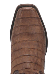 Dan Post DP3076 Mens Leather Mantle Western Cowboy Boot Tan toe view from above. If you need any assistance with this item or the purchase of this item please call us at five six one seven four eight eight eight zero one Monday through Saturday 10:00a.m EST to 8:00 p.m EST
