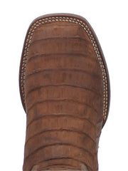 Dan Post DP4896 Mens Western Mickey Caiman Boots Tan toe view from above. If you need any assistance with this item or the purchase of this item please call us at five six one seven four eight eight eight zero one Monday through Saturday 10:00a.m EST to 8:00 p.m EST