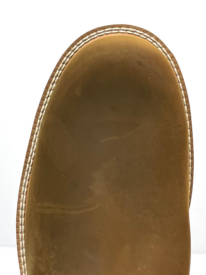 Twisted X MLGCW01 Mens Composite Toe Pull On Logger Boot Saddle Brown front and side view. If you need any assistance with this item or the purchase of this item please call us at five six one seven four eight eight eight zero one Monday through Saturday 10:00a.m EST to 8:00 p.m EST
