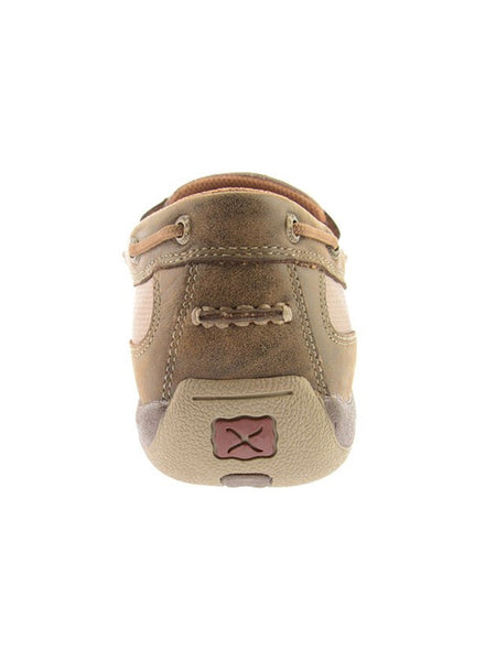 Twisted X MDMS002 Mens Slip On Driving Moccasin Brown - B 