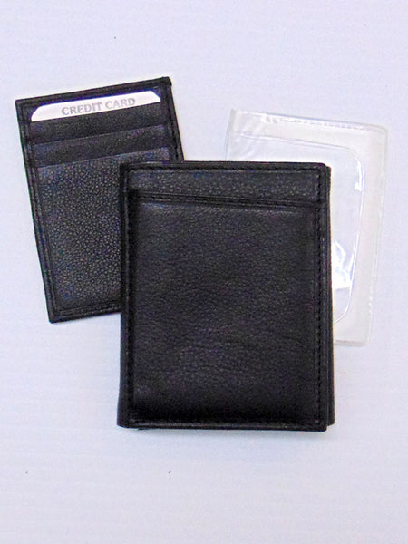 Western Express MIN-2304-BLK Men's Genuine Leather Tri-Fold Wallet Black. If you need any assistance with this item or the purchase of this item please call us at five six one seven four eight eight eight zero one Monday through Saturday 10:00a.m EST to 8:00 p.m EST