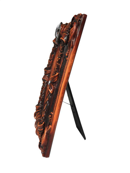 Western Moments Star Concho 4x6 Premium Photo Frame side detail. If you need any assistance with this item or the purchase of this item please call us at five six one seven four eight eight eight zero one Monday through Saturday 10:00a.m EST to 8:00 p.m EST