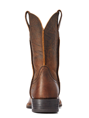 Ariat 10042586 Mens Sport Rambler Western Boot Bartop Brown back view. If you need any assistance with this item or the purchase of this item please call us at five six one seven four eight eight eight zero one Monday through Saturday 10:00a.m EST to 8:00 p.m EST