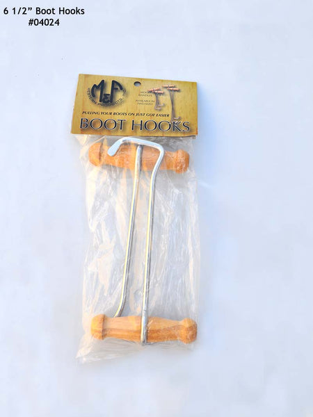 Boot Hooks Chrome Short - 6 1/2" J.C. Western® Wear - J.C. Western® Wear