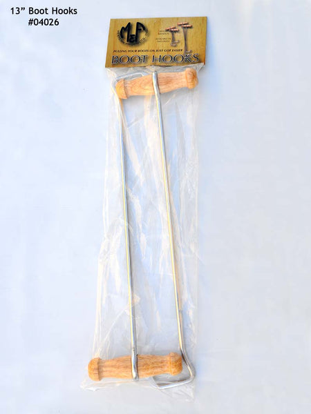 Boot Hooks Chrome Long - 13" J.C. Western® Wear - J.C. Western® Wear