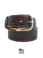 Buffalo Billfolds And Belts Basketweave Pattern Belt 8883-28 Buffalo Billfolds - J.C. Western® Wear