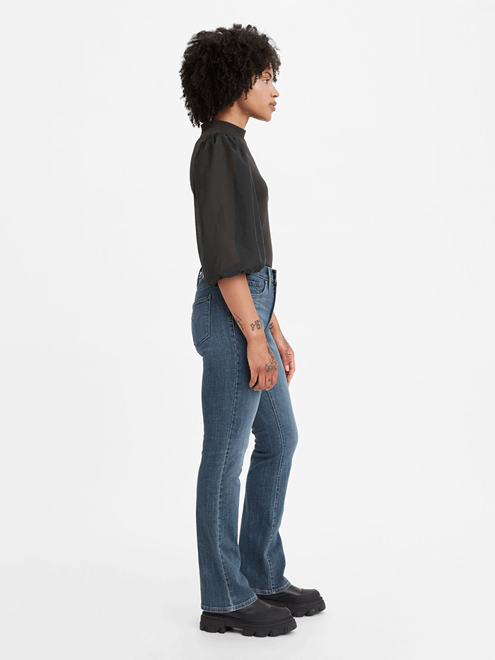 Levi's 196320086 Womens 315 Shaping Bootcut Jean Lapis Amidst front view. If you need any assistance with this item or the purchase of this item please call us at five six one seven four eight eight eight zero one Monday through Saturday 10:00a.m EST to 8:00 p.m EST