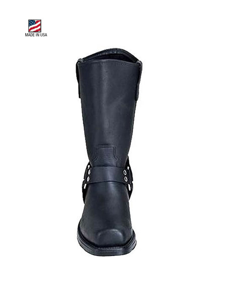 Double H 4008 Mens Barry Harness Boot Black front view. If you need any assistance with this item or the purchase of this item please call us at five six one seven four eight eight eight zero one Monday through Saturday 10:00a.m EST to 8:00 p.m EST