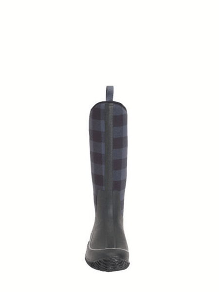 Muck HAW-1PLD Womens Hale Boot Black/Grey Plaid front view